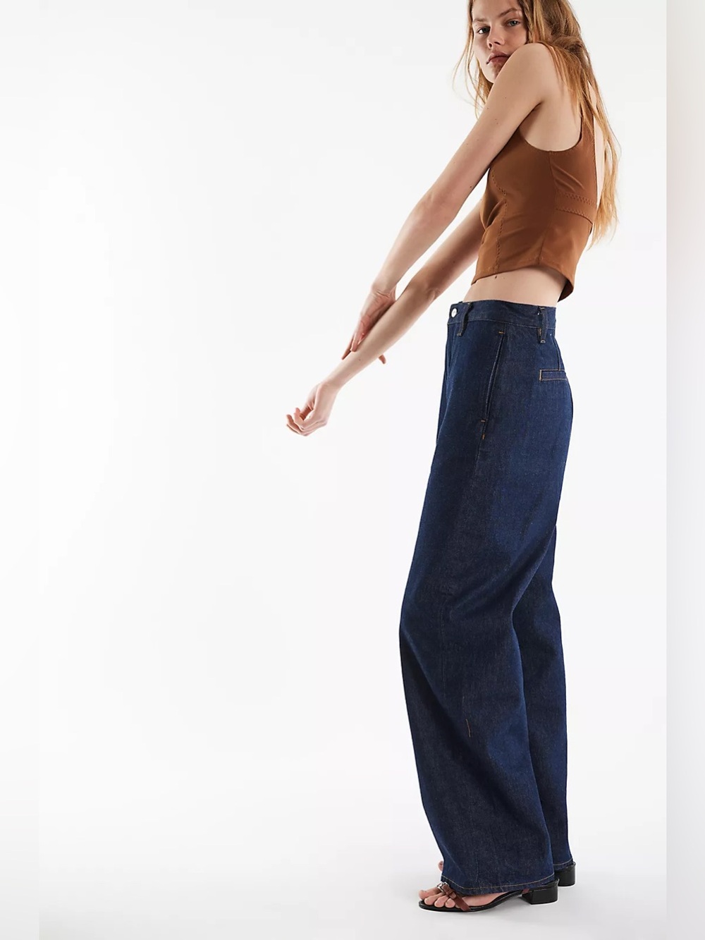 NWT Citizens of Humanity Amherst Ayla Polish Trouser Jeans Women's Size 34 - Picture 3 of 10